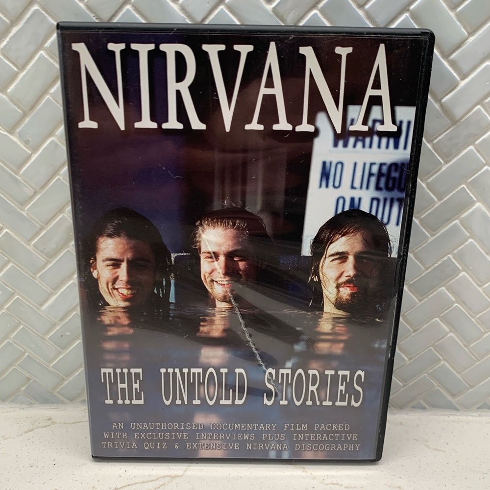 Nirvana : The Untold Stories DVD ( 2003 ) Nirvana Chrome Dreams Documentary Film